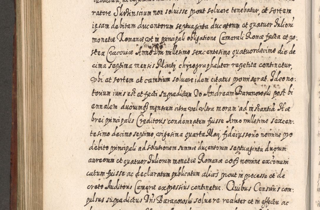 Zdjęcie nr 845 dla obiektu archiwalnego: Acta actorum, causarum spiritualium, civilium, criminalium, obligationum, quietationum, inscpritionum, cessionum, decimarum, testamentorum R. D. Martini Szyszkowski, episcopi Cracoviensis, ducis Severiensis in annis 1620 - 1623. Tomus secundus.