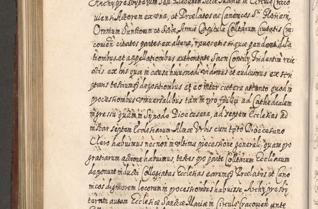 Zdjęcie nr 841 dla obiektu archiwalnego: Acta actorum, causarum spiritualium, civilium, criminalium, obligationum, quietationum, inscpritionum, cessionum, decimarum, testamentorum R. D. Martini Szyszkowski, episcopi Cracoviensis, ducis Severiensis in annis 1620 - 1623. Tomus secundus.