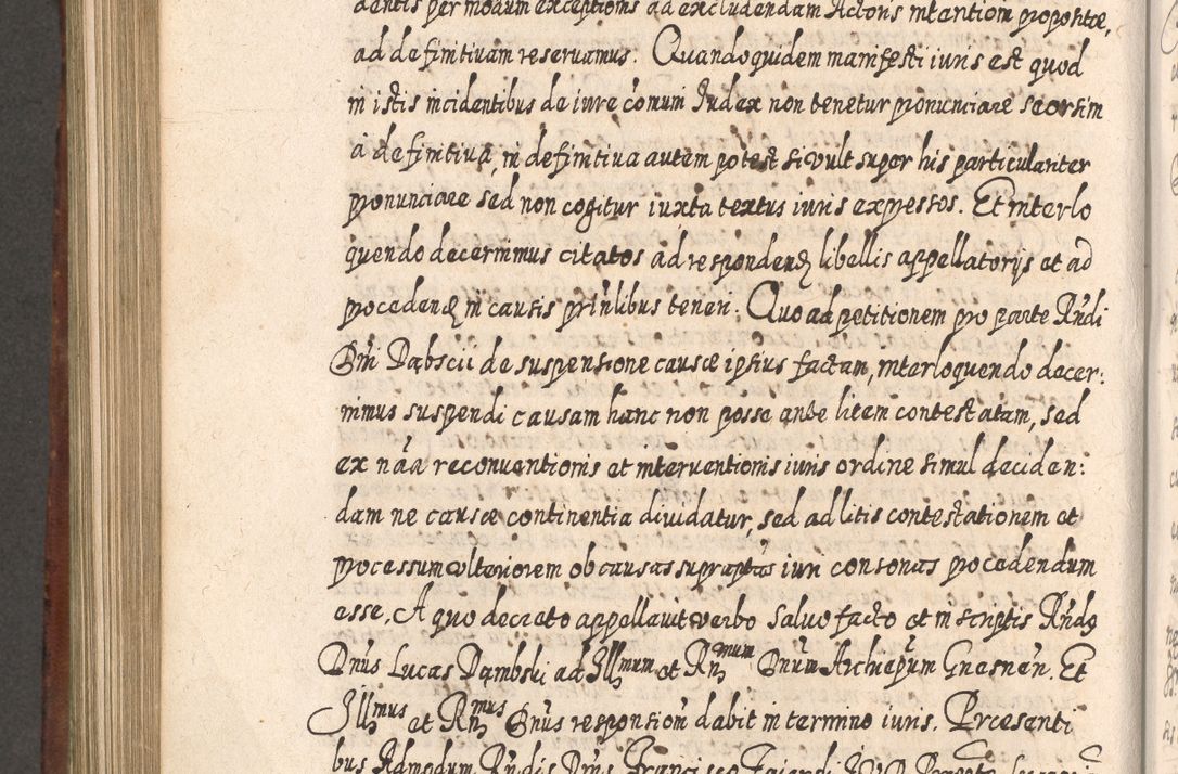 Zdjęcie nr 839 dla obiektu archiwalnego: Acta actorum, causarum spiritualium, civilium, criminalium, obligationum, quietationum, inscpritionum, cessionum, decimarum, testamentorum R. D. Martini Szyszkowski, episcopi Cracoviensis, ducis Severiensis in annis 1620 - 1623. Tomus secundus.