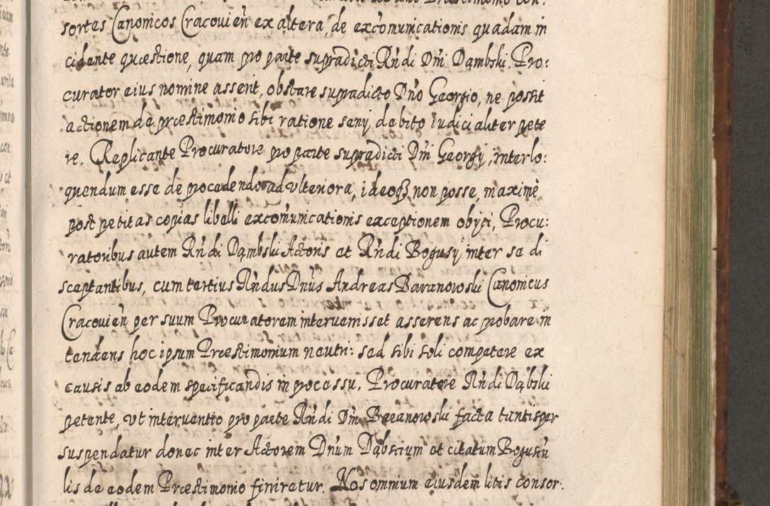 Zdjęcie nr 838 dla obiektu archiwalnego: Acta actorum, causarum spiritualium, civilium, criminalium, obligationum, quietationum, inscpritionum, cessionum, decimarum, testamentorum R. D. Martini Szyszkowski, episcopi Cracoviensis, ducis Severiensis in annis 1620 - 1623. Tomus secundus.