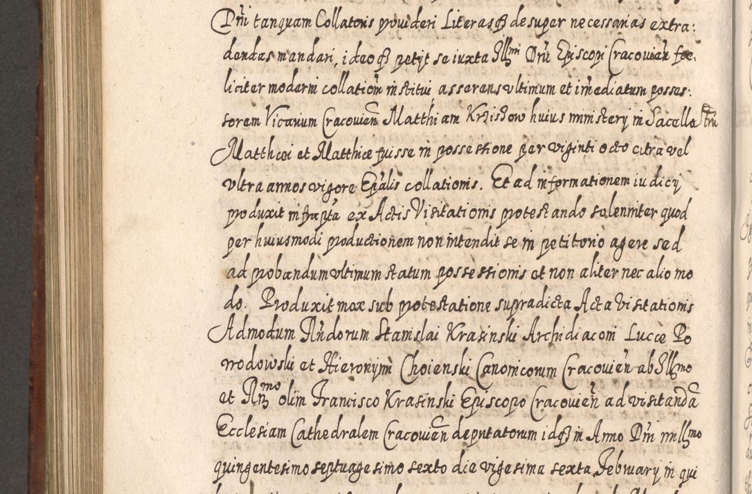Zdjęcie nr 835 dla obiektu archiwalnego: Acta actorum, causarum spiritualium, civilium, criminalium, obligationum, quietationum, inscpritionum, cessionum, decimarum, testamentorum R. D. Martini Szyszkowski, episcopi Cracoviensis, ducis Severiensis in annis 1620 - 1623. Tomus secundus.