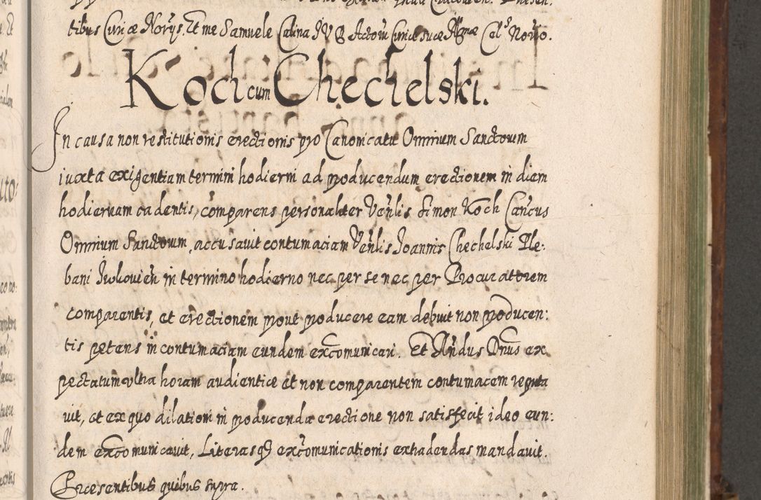 Zdjęcie nr 828 dla obiektu archiwalnego: Acta actorum, causarum spiritualium, civilium, criminalium, obligationum, quietationum, inscpritionum, cessionum, decimarum, testamentorum R. D. Martini Szyszkowski, episcopi Cracoviensis, ducis Severiensis in annis 1620 - 1623. Tomus secundus.