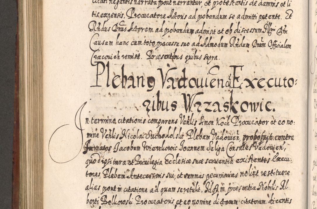 Zdjęcie nr 827 dla obiektu archiwalnego: Acta actorum, causarum spiritualium, civilium, criminalium, obligationum, quietationum, inscpritionum, cessionum, decimarum, testamentorum R. D. Martini Szyszkowski, episcopi Cracoviensis, ducis Severiensis in annis 1620 - 1623. Tomus secundus.