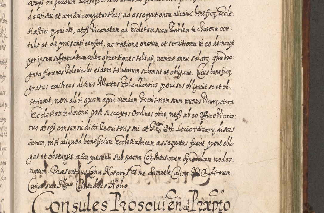 Zdjęcie nr 822 dla obiektu archiwalnego: Acta actorum, causarum spiritualium, civilium, criminalium, obligationum, quietationum, inscpritionum, cessionum, decimarum, testamentorum R. D. Martini Szyszkowski, episcopi Cracoviensis, ducis Severiensis in annis 1620 - 1623. Tomus secundus.