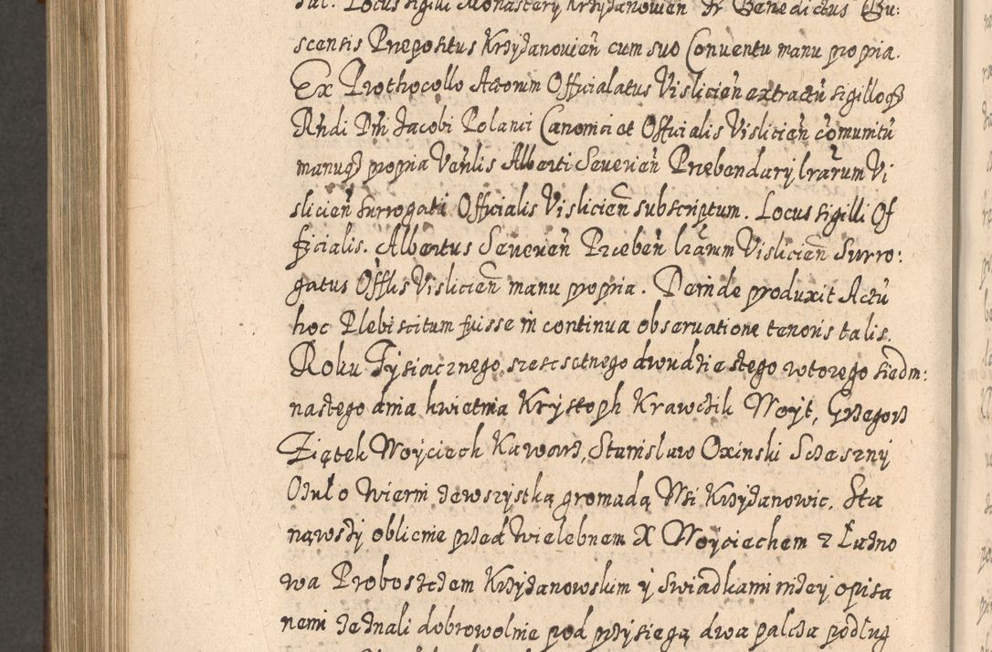 Zdjęcie nr 1025 dla obiektu archiwalnego: Acta actorum, causarum spiritualium, civilium, criminalium, obligationum, quietationum, inscpritionum, cessionum, decimarum, testamentorum R. D. Martini Szyszkowski, episcopi Cracoviensis, ducis Severiensis in annis 1620 - 1623. Tomus secundus.