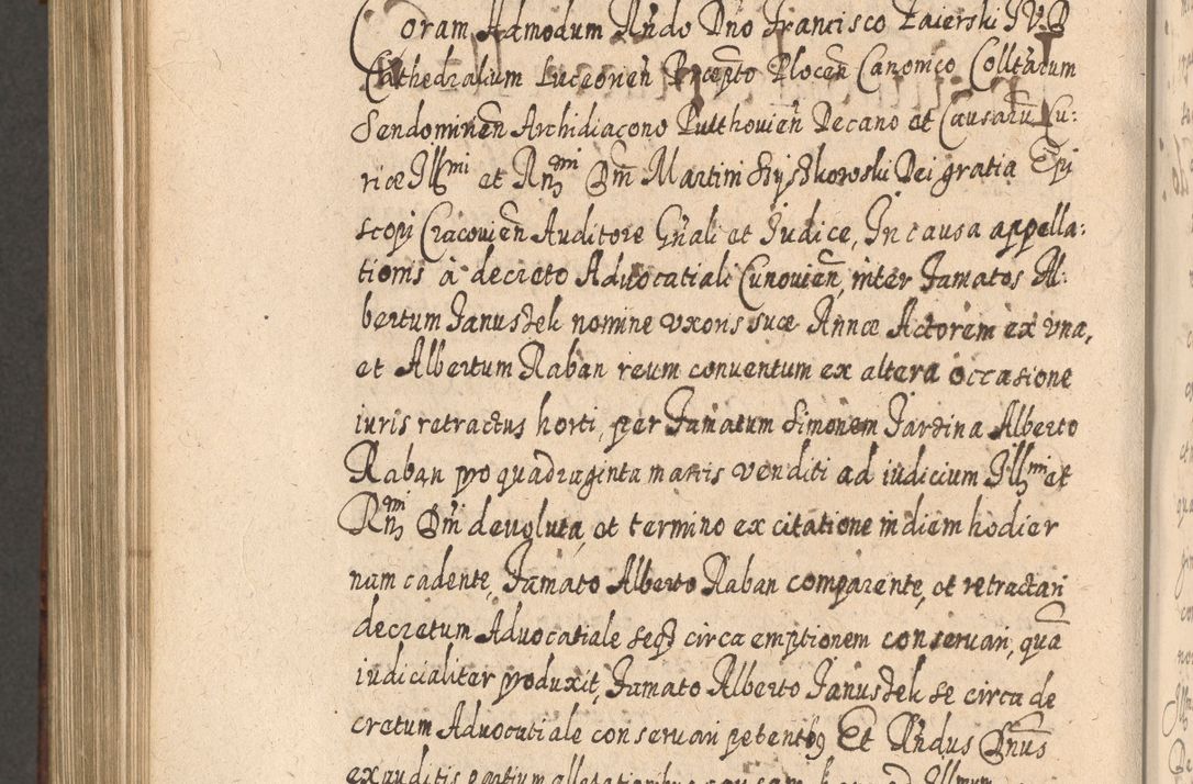 Zdjęcie nr 1017 dla obiektu archiwalnego: Acta actorum, causarum spiritualium, civilium, criminalium, obligationum, quietationum, inscpritionum, cessionum, decimarum, testamentorum R. D. Martini Szyszkowski, episcopi Cracoviensis, ducis Severiensis in annis 1620 - 1623. Tomus secundus.