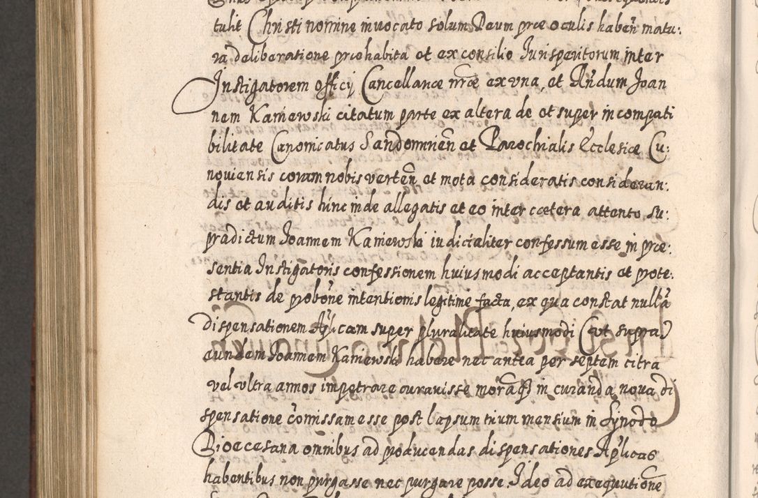 Zdjęcie nr 1007 dla obiektu archiwalnego: Acta actorum, causarum spiritualium, civilium, criminalium, obligationum, quietationum, inscpritionum, cessionum, decimarum, testamentorum R. D. Martini Szyszkowski, episcopi Cracoviensis, ducis Severiensis in annis 1620 - 1623. Tomus secundus.