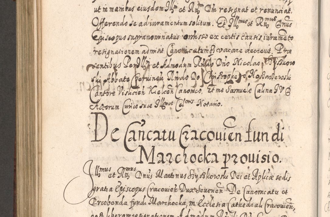 Zdjęcie nr 1001 dla obiektu archiwalnego: Acta actorum, causarum spiritualium, civilium, criminalium, obligationum, quietationum, inscpritionum, cessionum, decimarum, testamentorum R. D. Martini Szyszkowski, episcopi Cracoviensis, ducis Severiensis in annis 1620 - 1623. Tomus secundus.