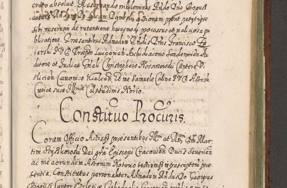 Zdjęcie nr 996 dla obiektu archiwalnego: Acta actorum, causarum spiritualium, civilium, criminalium, obligationum, quietationum, inscpritionum, cessionum, decimarum, testamentorum R. D. Martini Szyszkowski, episcopi Cracoviensis, ducis Severiensis in annis 1620 - 1623. Tomus secundus.