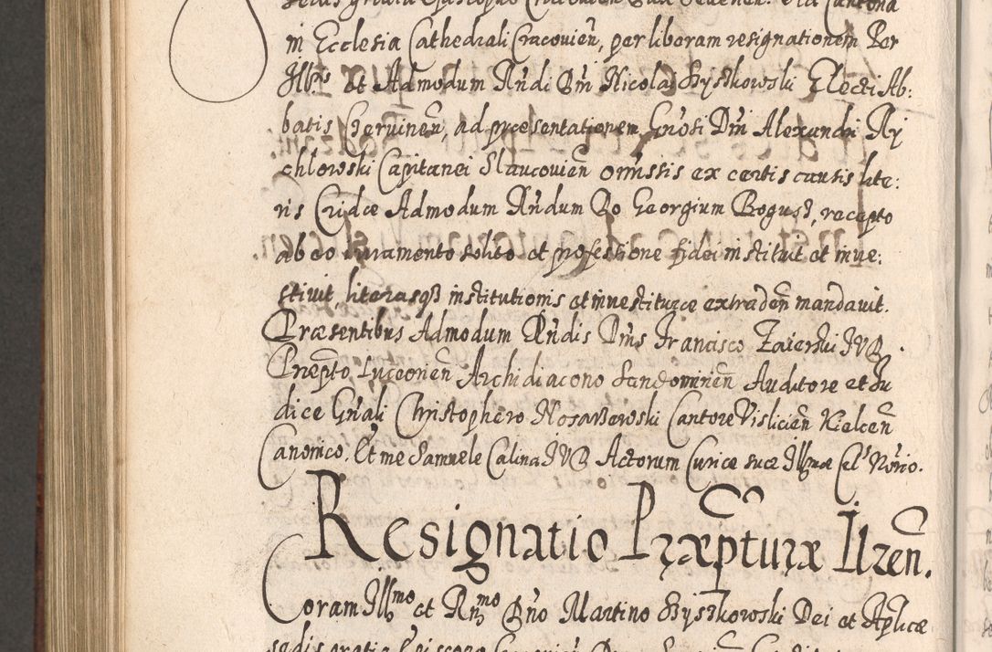 Zdjęcie nr 993 dla obiektu archiwalnego: Acta actorum, causarum spiritualium, civilium, criminalium, obligationum, quietationum, inscpritionum, cessionum, decimarum, testamentorum R. D. Martini Szyszkowski, episcopi Cracoviensis, ducis Severiensis in annis 1620 - 1623. Tomus secundus.