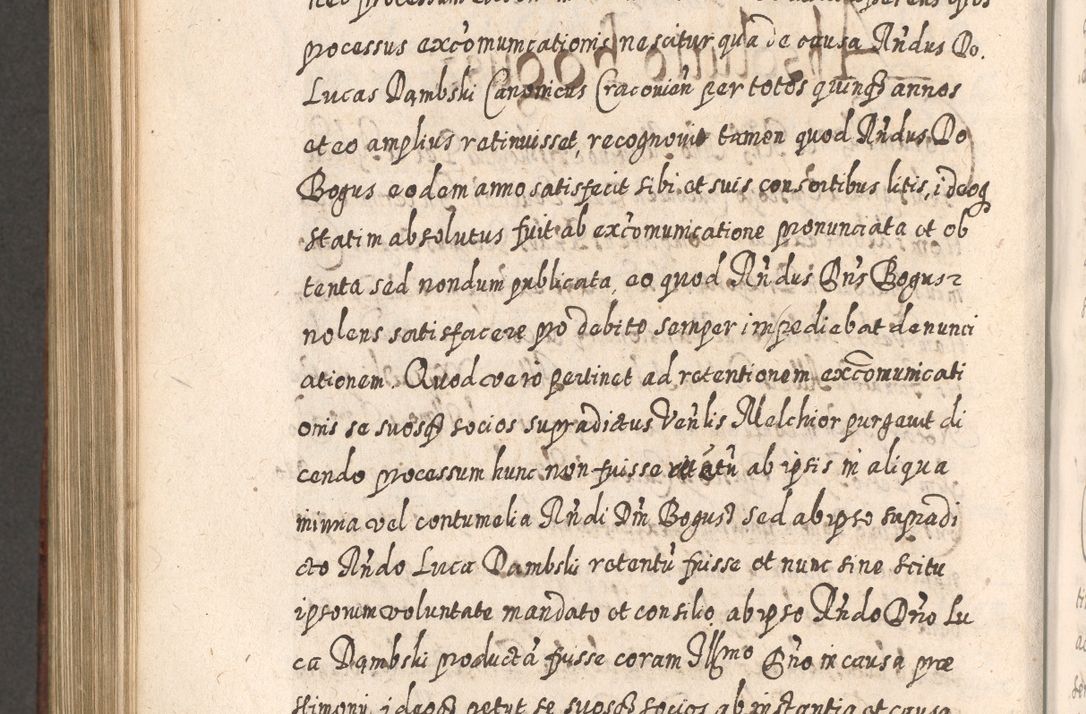 Zdjęcie nr 995 dla obiektu archiwalnego: Acta actorum, causarum spiritualium, civilium, criminalium, obligationum, quietationum, inscpritionum, cessionum, decimarum, testamentorum R. D. Martini Szyszkowski, episcopi Cracoviensis, ducis Severiensis in annis 1620 - 1623. Tomus secundus.