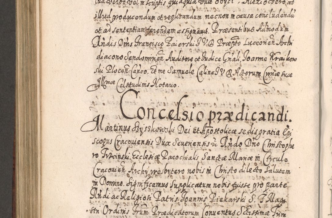 Zdjęcie nr 985 dla obiektu archiwalnego: Acta actorum, causarum spiritualium, civilium, criminalium, obligationum, quietationum, inscpritionum, cessionum, decimarum, testamentorum R. D. Martini Szyszkowski, episcopi Cracoviensis, ducis Severiensis in annis 1620 - 1623. Tomus secundus.