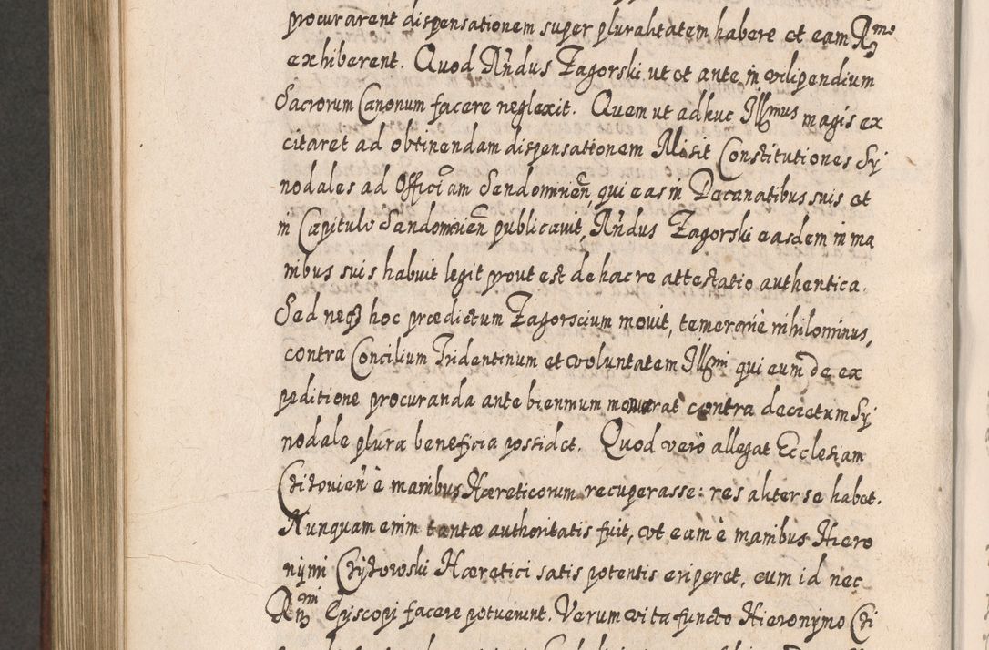 Zdjęcie nr 981 dla obiektu archiwalnego: Acta actorum, causarum spiritualium, civilium, criminalium, obligationum, quietationum, inscpritionum, cessionum, decimarum, testamentorum R. D. Martini Szyszkowski, episcopi Cracoviensis, ducis Severiensis in annis 1620 - 1623. Tomus secundus.