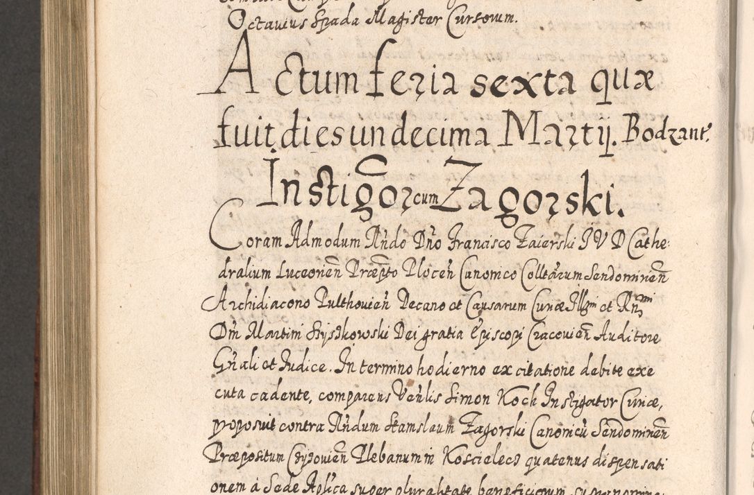 Zdjęcie nr 979 dla obiektu archiwalnego: Acta actorum, causarum spiritualium, civilium, criminalium, obligationum, quietationum, inscpritionum, cessionum, decimarum, testamentorum R. D. Martini Szyszkowski, episcopi Cracoviensis, ducis Severiensis in annis 1620 - 1623. Tomus secundus.