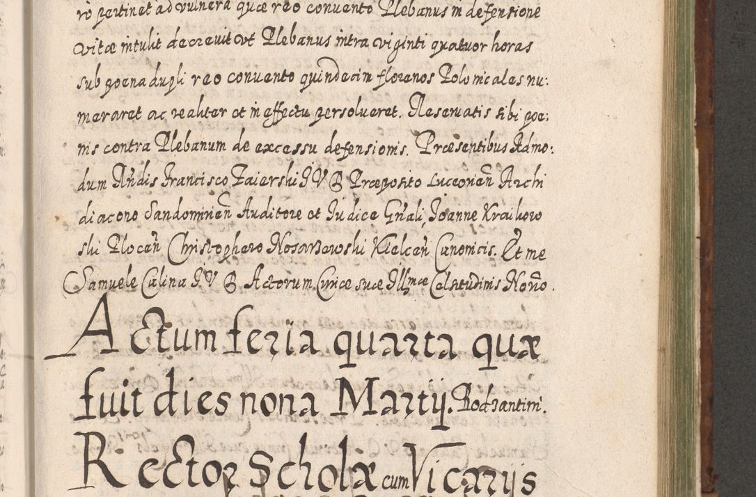 Zdjęcie nr 968 dla obiektu archiwalnego: Acta actorum, causarum spiritualium, civilium, criminalium, obligationum, quietationum, inscpritionum, cessionum, decimarum, testamentorum R. D. Martini Szyszkowski, episcopi Cracoviensis, ducis Severiensis in annis 1620 - 1623. Tomus secundus.
