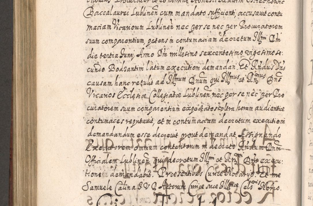 Zdjęcie nr 969 dla obiektu archiwalnego: Acta actorum, causarum spiritualium, civilium, criminalium, obligationum, quietationum, inscpritionum, cessionum, decimarum, testamentorum R. D. Martini Szyszkowski, episcopi Cracoviensis, ducis Severiensis in annis 1620 - 1623. Tomus secundus.