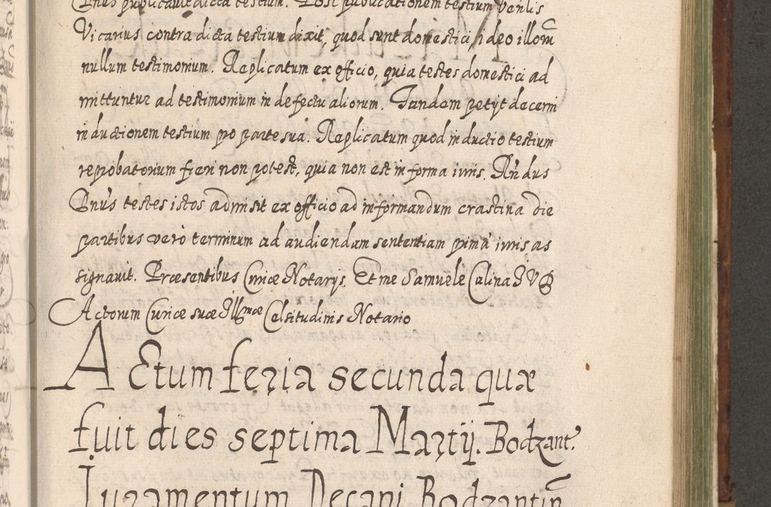 Zdjęcie nr 960 dla obiektu archiwalnego: Acta actorum, causarum spiritualium, civilium, criminalium, obligationum, quietationum, inscpritionum, cessionum, decimarum, testamentorum R. D. Martini Szyszkowski, episcopi Cracoviensis, ducis Severiensis in annis 1620 - 1623. Tomus secundus.