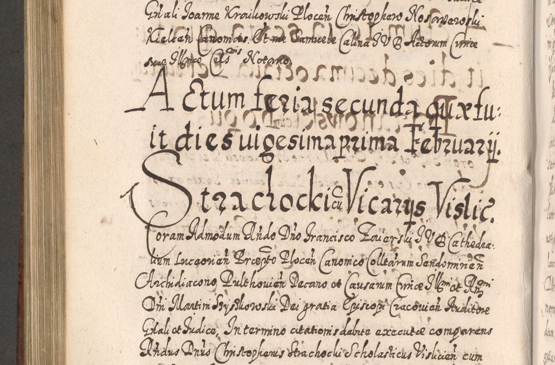Zdjęcie nr 953 dla obiektu archiwalnego: Acta actorum, causarum spiritualium, civilium, criminalium, obligationum, quietationum, inscpritionum, cessionum, decimarum, testamentorum R. D. Martini Szyszkowski, episcopi Cracoviensis, ducis Severiensis in annis 1620 - 1623. Tomus secundus.