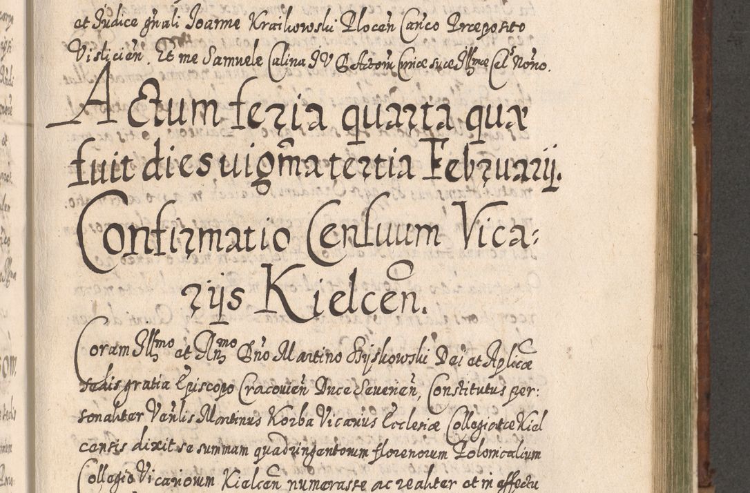 Zdjęcie nr 956 dla obiektu archiwalnego: Acta actorum, causarum spiritualium, civilium, criminalium, obligationum, quietationum, inscpritionum, cessionum, decimarum, testamentorum R. D. Martini Szyszkowski, episcopi Cracoviensis, ducis Severiensis in annis 1620 - 1623. Tomus secundus.