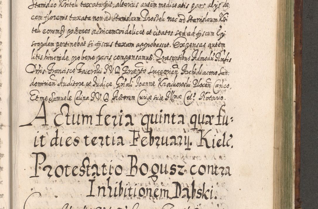 Zdjęcie nr 944 dla obiektu archiwalnego: Acta actorum, causarum spiritualium, civilium, criminalium, obligationum, quietationum, inscpritionum, cessionum, decimarum, testamentorum R. D. Martini Szyszkowski, episcopi Cracoviensis, ducis Severiensis in annis 1620 - 1623. Tomus secundus.