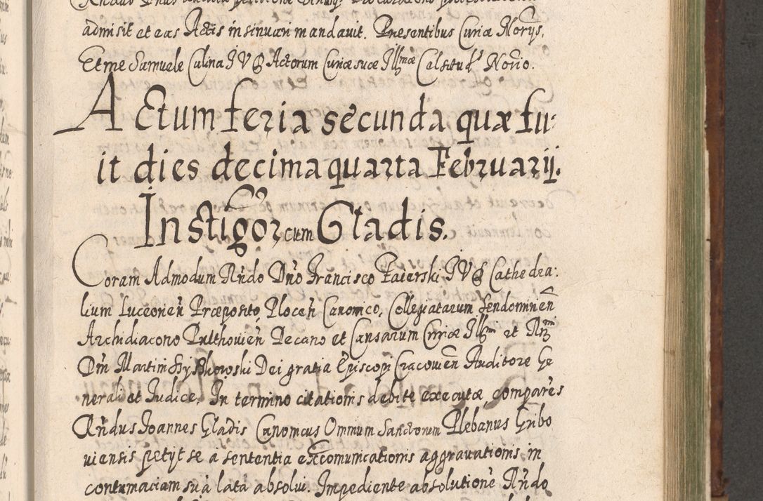 Zdjęcie nr 946 dla obiektu archiwalnego: Acta actorum, causarum spiritualium, civilium, criminalium, obligationum, quietationum, inscpritionum, cessionum, decimarum, testamentorum R. D. Martini Szyszkowski, episcopi Cracoviensis, ducis Severiensis in annis 1620 - 1623. Tomus secundus.
