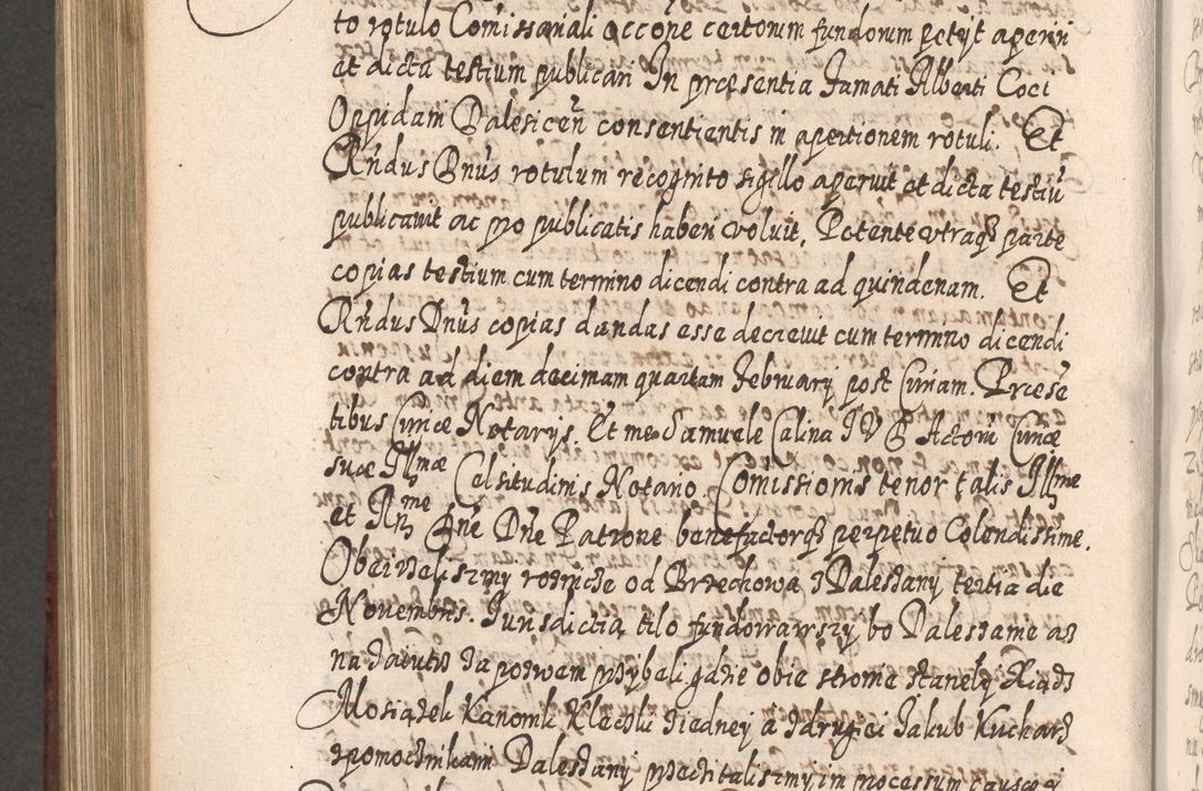 Zdjęcie nr 935 dla obiektu archiwalnego: Acta actorum, causarum spiritualium, civilium, criminalium, obligationum, quietationum, inscpritionum, cessionum, decimarum, testamentorum R. D. Martini Szyszkowski, episcopi Cracoviensis, ducis Severiensis in annis 1620 - 1623. Tomus secundus.