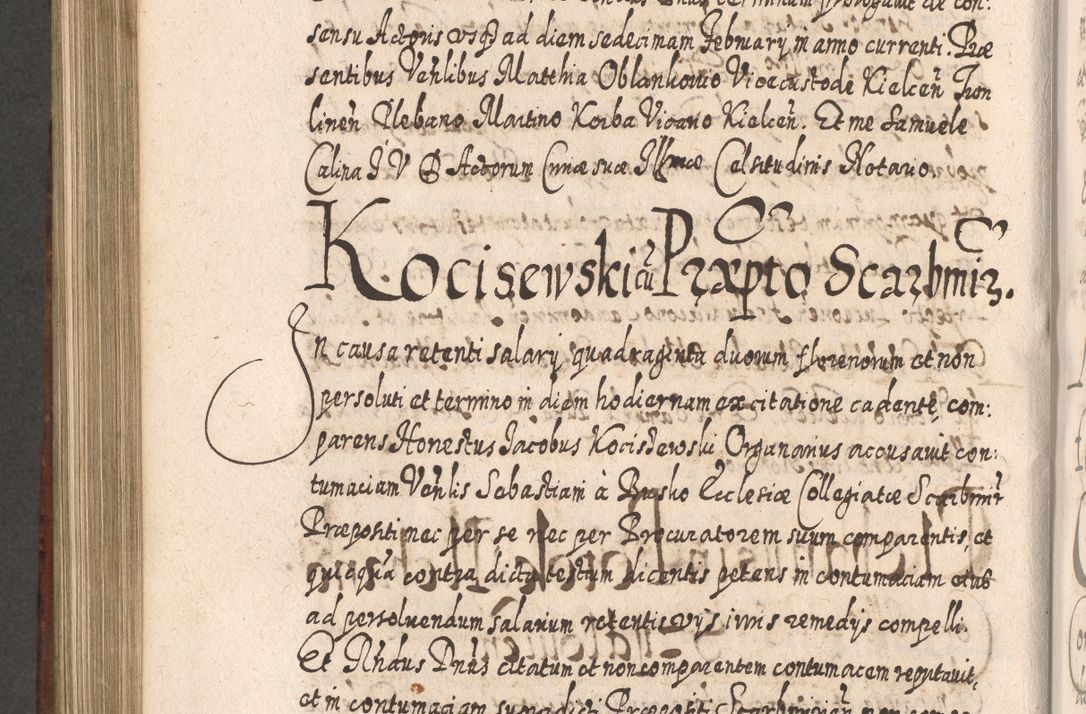 Zdjęcie nr 925 dla obiektu archiwalnego: Acta actorum, causarum spiritualium, civilium, criminalium, obligationum, quietationum, inscpritionum, cessionum, decimarum, testamentorum R. D. Martini Szyszkowski, episcopi Cracoviensis, ducis Severiensis in annis 1620 - 1623. Tomus secundus.
