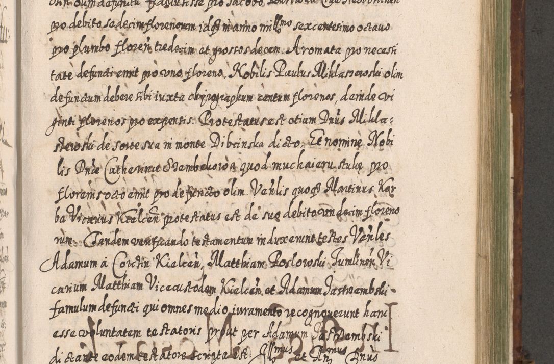 Zdjęcie nr 920 dla obiektu archiwalnego: Acta actorum, causarum spiritualium, civilium, criminalium, obligationum, quietationum, inscpritionum, cessionum, decimarum, testamentorum R. D. Martini Szyszkowski, episcopi Cracoviensis, ducis Severiensis in annis 1620 - 1623. Tomus secundus.