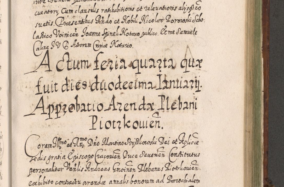 Zdjęcie nr 916 dla obiektu archiwalnego: Acta actorum, causarum spiritualium, civilium, criminalium, obligationum, quietationum, inscpritionum, cessionum, decimarum, testamentorum R. D. Martini Szyszkowski, episcopi Cracoviensis, ducis Severiensis in annis 1620 - 1623. Tomus secundus.