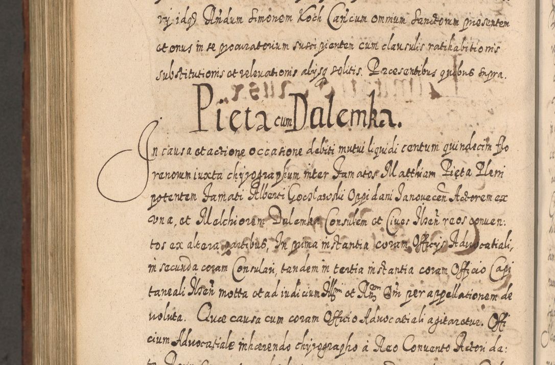 Zdjęcie nr 1193 dla obiektu archiwalnego: Acta actorum, causarum spiritualium, civilium, criminalium, obligationum, quietationum, inscpritionum, cessionum, decimarum, testamentorum R. D. Martini Szyszkowski, episcopi Cracoviensis, ducis Severiensis in annis 1620 - 1623. Tomus secundus.