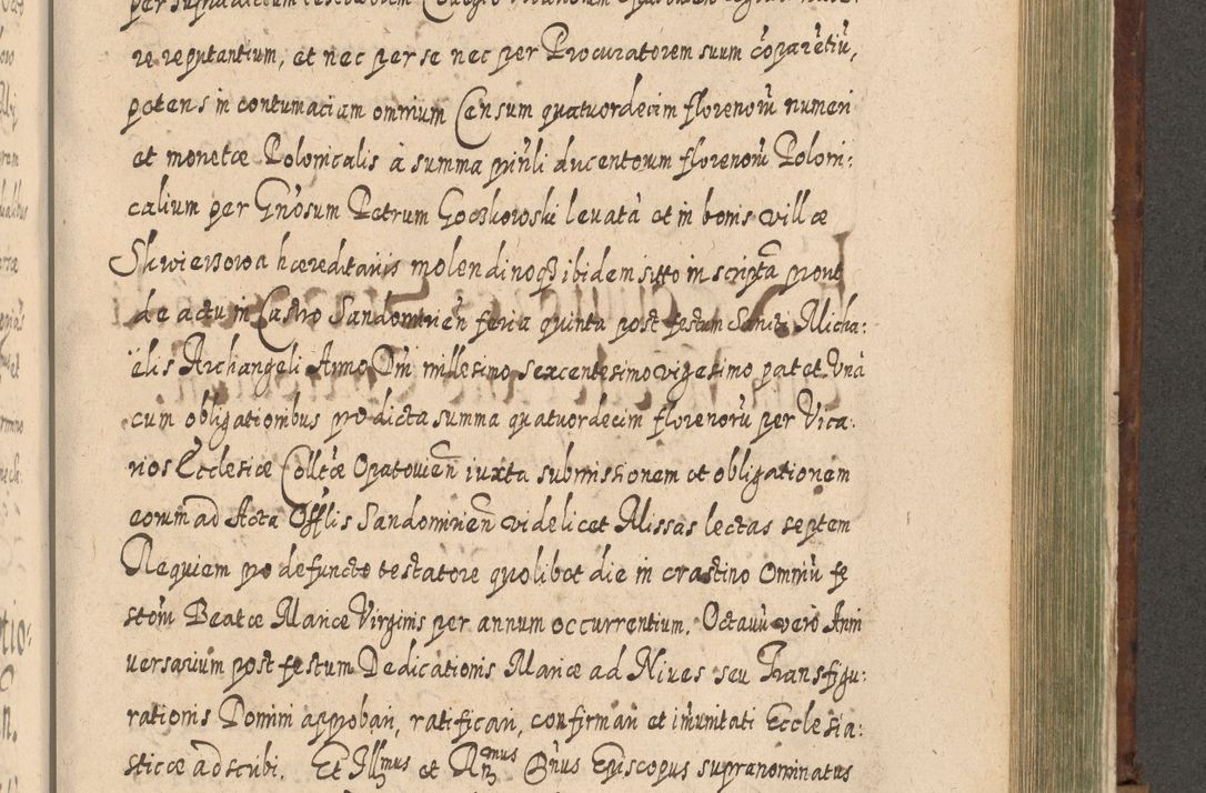 Zdjęcie nr 1190 dla obiektu archiwalnego: Acta actorum, causarum spiritualium, civilium, criminalium, obligationum, quietationum, inscpritionum, cessionum, decimarum, testamentorum R. D. Martini Szyszkowski, episcopi Cracoviensis, ducis Severiensis in annis 1620 - 1623. Tomus secundus.