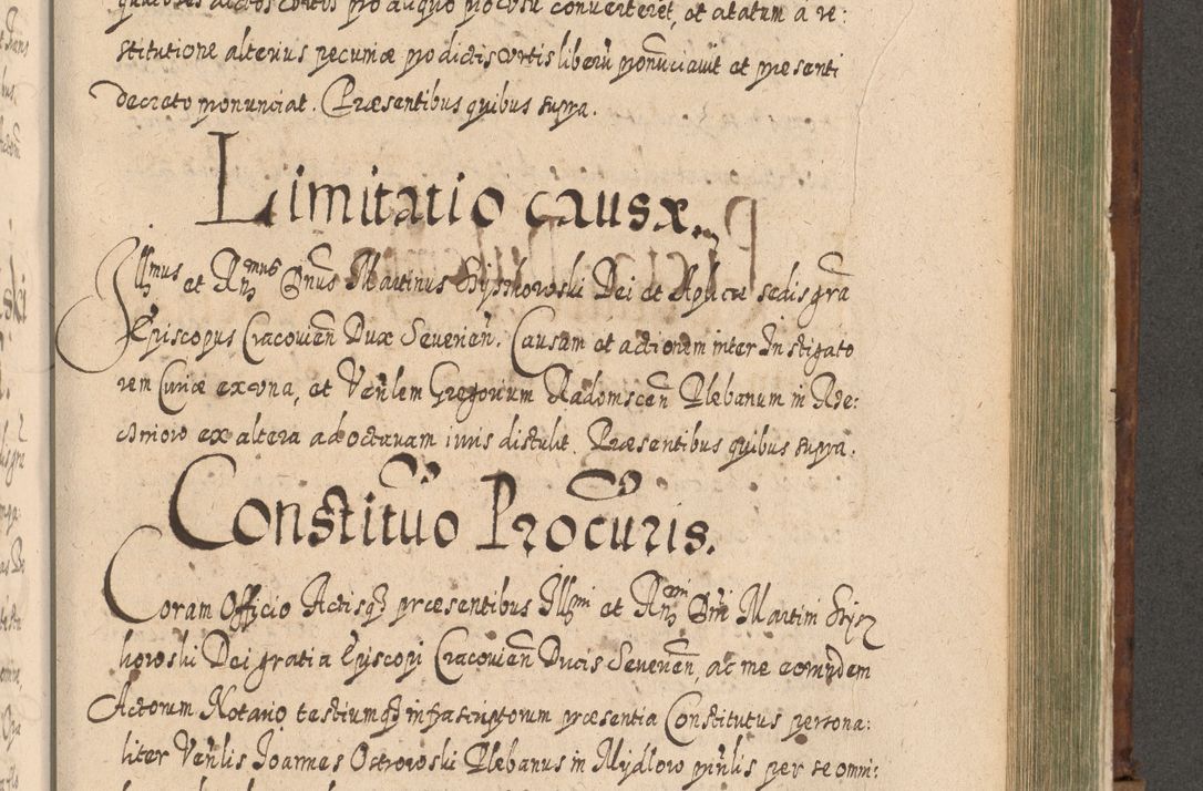 Zdjęcie nr 1192 dla obiektu archiwalnego: Acta actorum, causarum spiritualium, civilium, criminalium, obligationum, quietationum, inscpritionum, cessionum, decimarum, testamentorum R. D. Martini Szyszkowski, episcopi Cracoviensis, ducis Severiensis in annis 1620 - 1623. Tomus secundus.