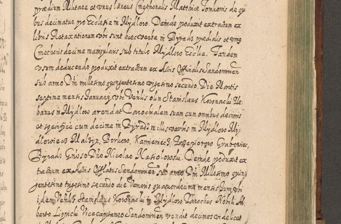 Zdjęcie nr 1188 dla obiektu archiwalnego: Acta actorum, causarum spiritualium, civilium, criminalium, obligationum, quietationum, inscpritionum, cessionum, decimarum, testamentorum R. D. Martini Szyszkowski, episcopi Cracoviensis, ducis Severiensis in annis 1620 - 1623. Tomus secundus.