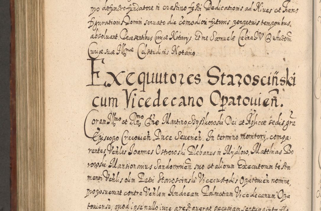 Zdjęcie nr 1191 dla obiektu archiwalnego: Acta actorum, causarum spiritualium, civilium, criminalium, obligationum, quietationum, inscpritionum, cessionum, decimarum, testamentorum R. D. Martini Szyszkowski, episcopi Cracoviensis, ducis Severiensis in annis 1620 - 1623. Tomus secundus.