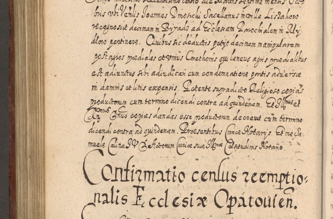 Zdjęcie nr 1189 dla obiektu archiwalnego: Acta actorum, causarum spiritualium, civilium, criminalium, obligationum, quietationum, inscpritionum, cessionum, decimarum, testamentorum R. D. Martini Szyszkowski, episcopi Cracoviensis, ducis Severiensis in annis 1620 - 1623. Tomus secundus.