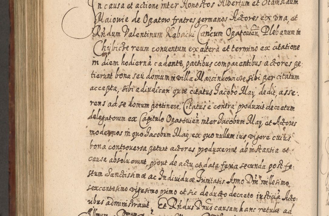Zdjęcie nr 1183 dla obiektu archiwalnego: Acta actorum, causarum spiritualium, civilium, criminalium, obligationum, quietationum, inscpritionum, cessionum, decimarum, testamentorum R. D. Martini Szyszkowski, episcopi Cracoviensis, ducis Severiensis in annis 1620 - 1623. Tomus secundus.