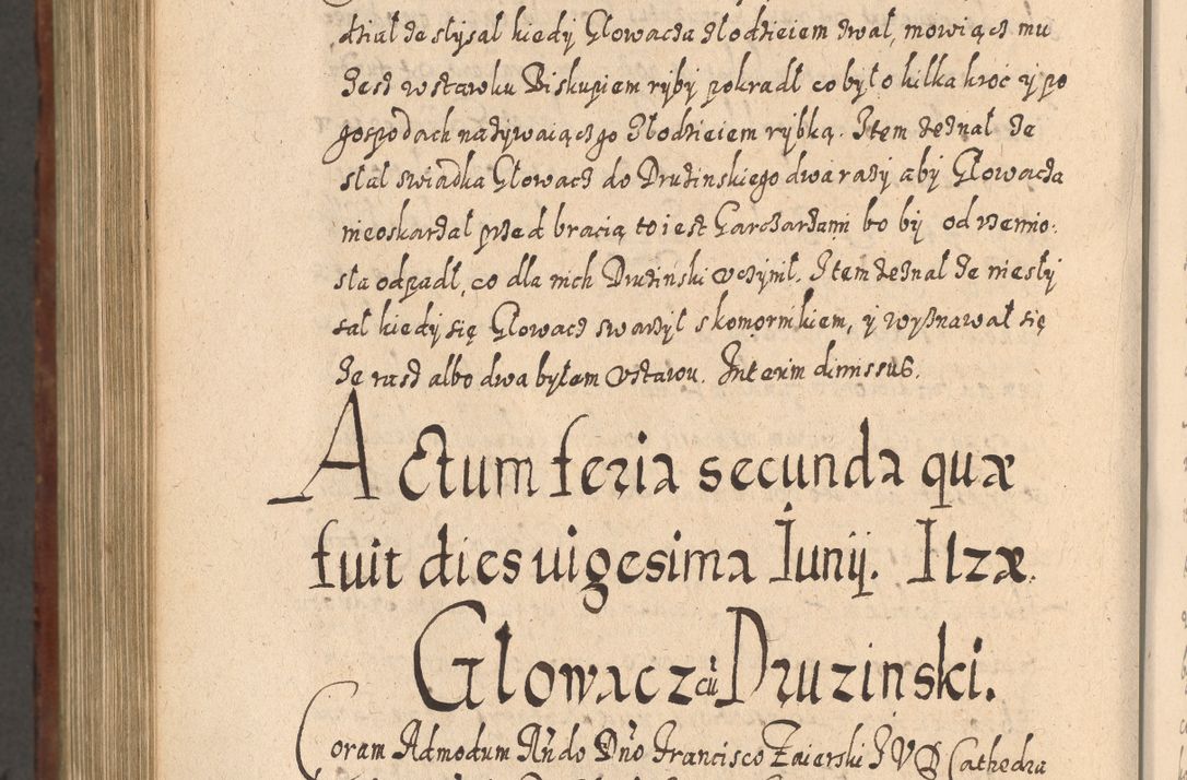 Zdjęcie nr 1167 dla obiektu archiwalnego: Acta actorum, causarum spiritualium, civilium, criminalium, obligationum, quietationum, inscpritionum, cessionum, decimarum, testamentorum R. D. Martini Szyszkowski, episcopi Cracoviensis, ducis Severiensis in annis 1620 - 1623. Tomus secundus.