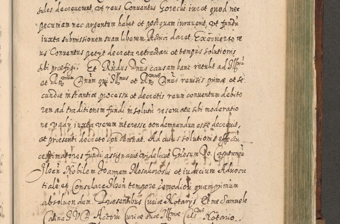 Zdjęcie nr 1166 dla obiektu archiwalnego: Acta actorum, causarum spiritualium, civilium, criminalium, obligationum, quietationum, inscpritionum, cessionum, decimarum, testamentorum R. D. Martini Szyszkowski, episcopi Cracoviensis, ducis Severiensis in annis 1620 - 1623. Tomus secundus.