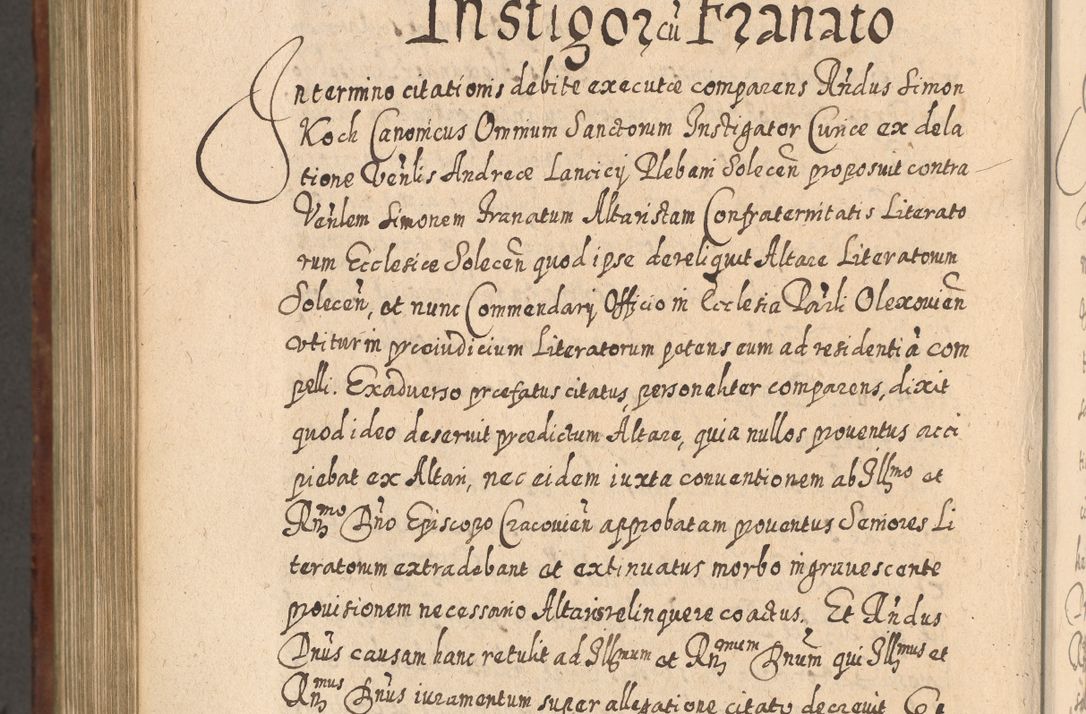 Zdjęcie nr 1163 dla obiektu archiwalnego: Acta actorum, causarum spiritualium, civilium, criminalium, obligationum, quietationum, inscpritionum, cessionum, decimarum, testamentorum R. D. Martini Szyszkowski, episcopi Cracoviensis, ducis Severiensis in annis 1620 - 1623. Tomus secundus.