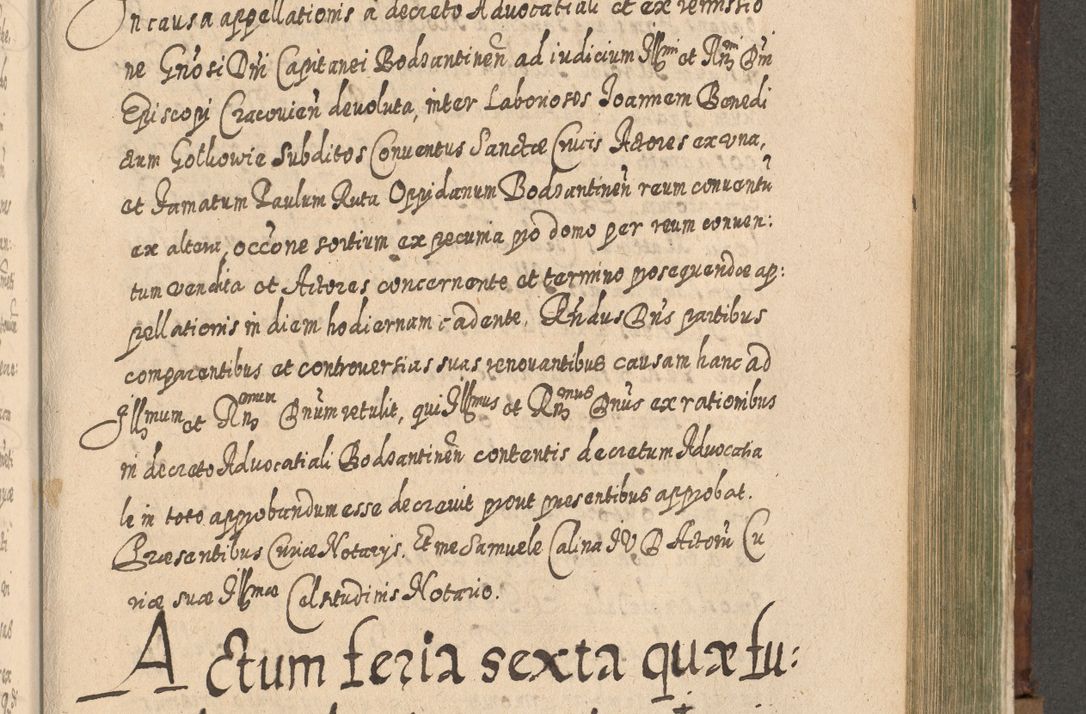 Zdjęcie nr 1154 dla obiektu archiwalnego: Acta actorum, causarum spiritualium, civilium, criminalium, obligationum, quietationum, inscpritionum, cessionum, decimarum, testamentorum R. D. Martini Szyszkowski, episcopi Cracoviensis, ducis Severiensis in annis 1620 - 1623. Tomus secundus.