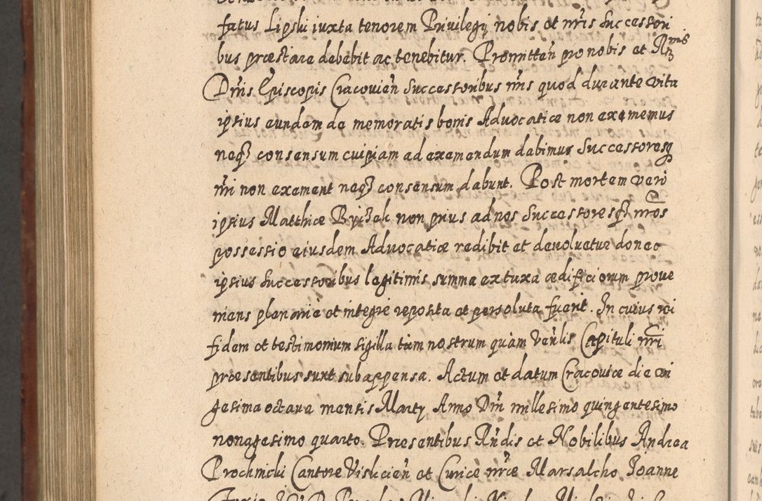 Zdjęcie nr 1147 dla obiektu archiwalnego: Acta actorum, causarum spiritualium, civilium, criminalium, obligationum, quietationum, inscpritionum, cessionum, decimarum, testamentorum R. D. Martini Szyszkowski, episcopi Cracoviensis, ducis Severiensis in annis 1620 - 1623. Tomus secundus.