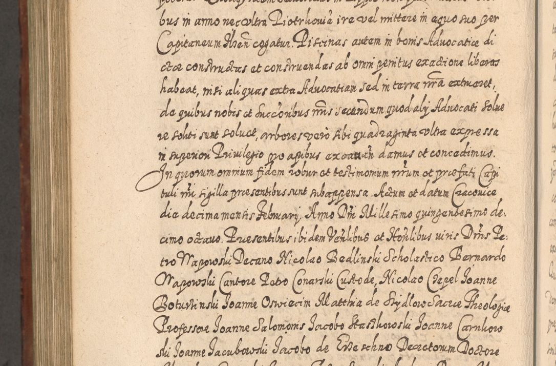 Zdjęcie nr 1139 dla obiektu archiwalnego: Acta actorum, causarum spiritualium, civilium, criminalium, obligationum, quietationum, inscpritionum, cessionum, decimarum, testamentorum R. D. Martini Szyszkowski, episcopi Cracoviensis, ducis Severiensis in annis 1620 - 1623. Tomus secundus.