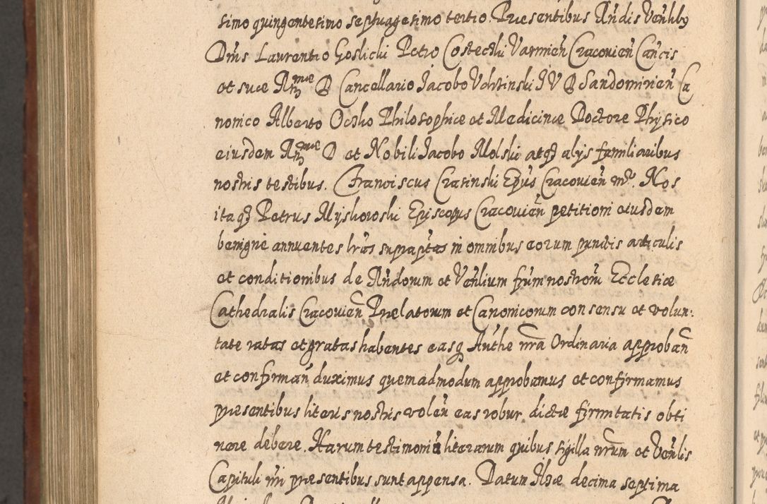 Zdjęcie nr 1143 dla obiektu archiwalnego: Acta actorum, causarum spiritualium, civilium, criminalium, obligationum, quietationum, inscpritionum, cessionum, decimarum, testamentorum R. D. Martini Szyszkowski, episcopi Cracoviensis, ducis Severiensis in annis 1620 - 1623. Tomus secundus.