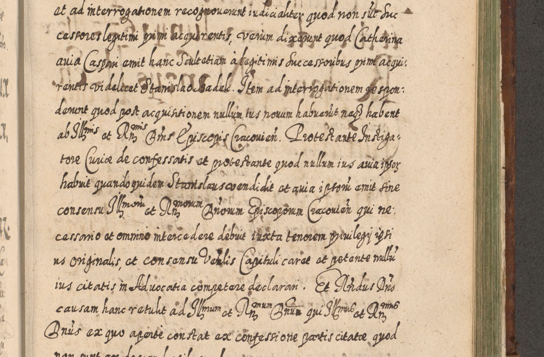 Zdjęcie nr 1128 dla obiektu archiwalnego: Acta actorum, causarum spiritualium, civilium, criminalium, obligationum, quietationum, inscpritionum, cessionum, decimarum, testamentorum R. D. Martini Szyszkowski, episcopi Cracoviensis, ducis Severiensis in annis 1620 - 1623. Tomus secundus.