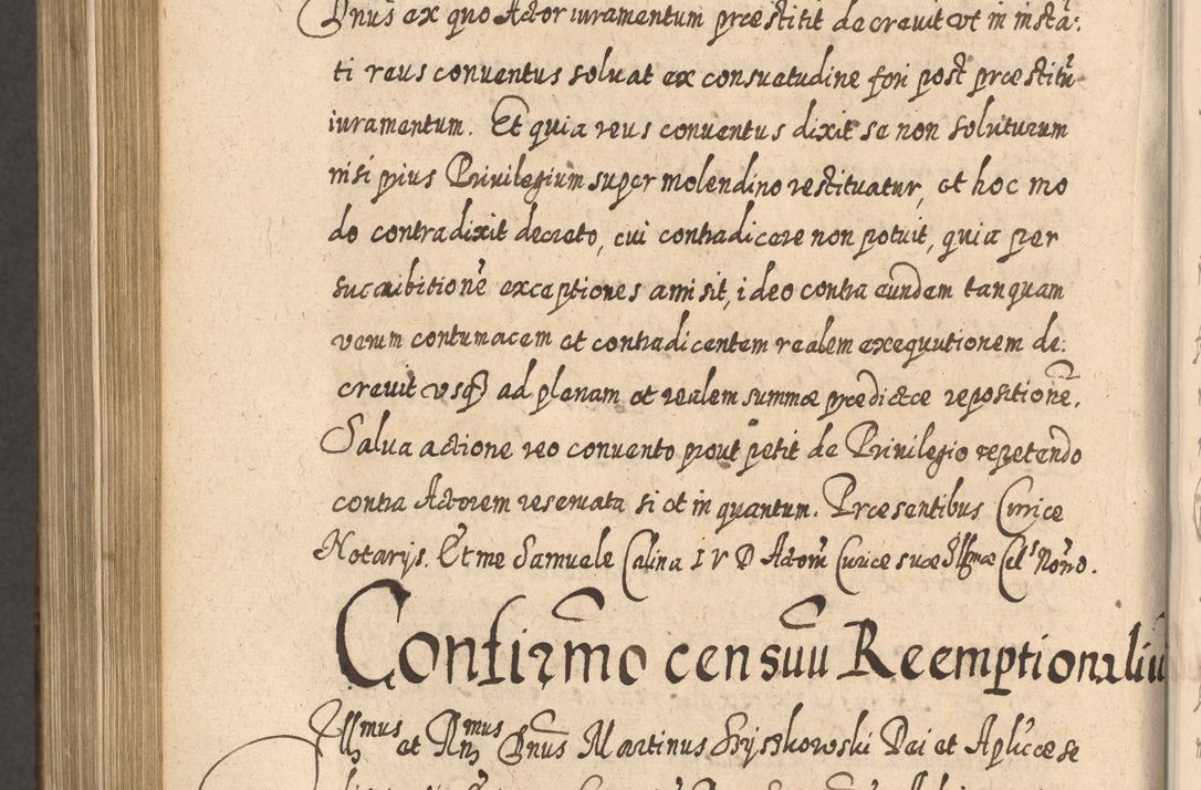 Zdjęcie nr 1125 dla obiektu archiwalnego: Acta actorum, causarum spiritualium, civilium, criminalium, obligationum, quietationum, inscpritionum, cessionum, decimarum, testamentorum R. D. Martini Szyszkowski, episcopi Cracoviensis, ducis Severiensis in annis 1620 - 1623. Tomus secundus.