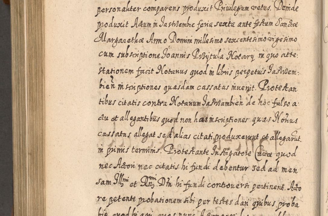 Zdjęcie nr 1131 dla obiektu archiwalnego: Acta actorum, causarum spiritualium, civilium, criminalium, obligationum, quietationum, inscpritionum, cessionum, decimarum, testamentorum R. D. Martini Szyszkowski, episcopi Cracoviensis, ducis Severiensis in annis 1620 - 1623. Tomus secundus.