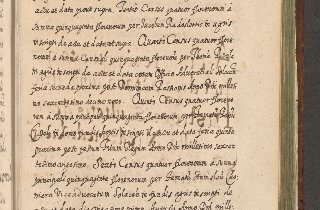 Zdjęcie nr 1126 dla obiektu archiwalnego: Acta actorum, causarum spiritualium, civilium, criminalium, obligationum, quietationum, inscpritionum, cessionum, decimarum, testamentorum R. D. Martini Szyszkowski, episcopi Cracoviensis, ducis Severiensis in annis 1620 - 1623. Tomus secundus.