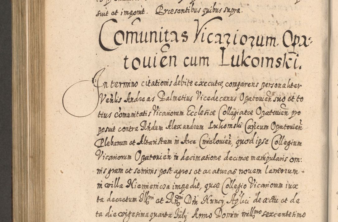 Zdjęcie nr 1115 dla obiektu archiwalnego: Acta actorum, causarum spiritualium, civilium, criminalium, obligationum, quietationum, inscpritionum, cessionum, decimarum, testamentorum R. D. Martini Szyszkowski, episcopi Cracoviensis, ducis Severiensis in annis 1620 - 1623. Tomus secundus.
