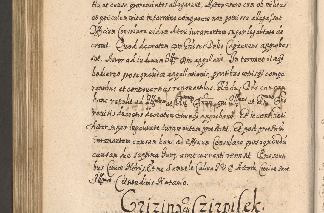 Zdjęcie nr 1113 dla obiektu archiwalnego: Acta actorum, causarum spiritualium, civilium, criminalium, obligationum, quietationum, inscpritionum, cessionum, decimarum, testamentorum R. D. Martini Szyszkowski, episcopi Cracoviensis, ducis Severiensis in annis 1620 - 1623. Tomus secundus.