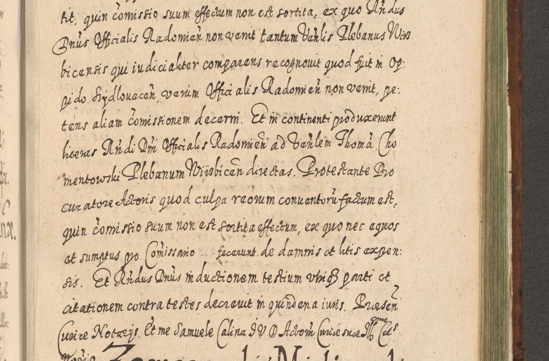 Zdjęcie nr 1110 dla obiektu archiwalnego: Acta actorum, causarum spiritualium, civilium, criminalium, obligationum, quietationum, inscpritionum, cessionum, decimarum, testamentorum R. D. Martini Szyszkowski, episcopi Cracoviensis, ducis Severiensis in annis 1620 - 1623. Tomus secundus.